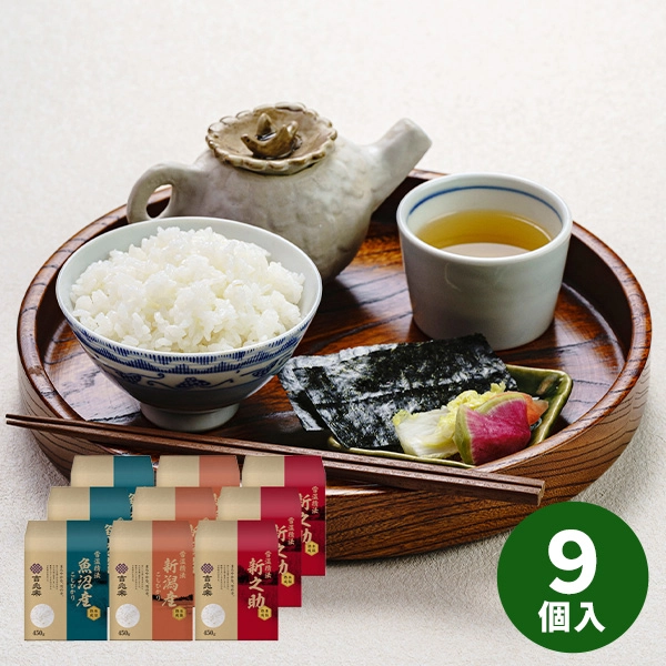 【直送】雪温精法 氷温熟成新潟産米食べくらべセットB ts-025