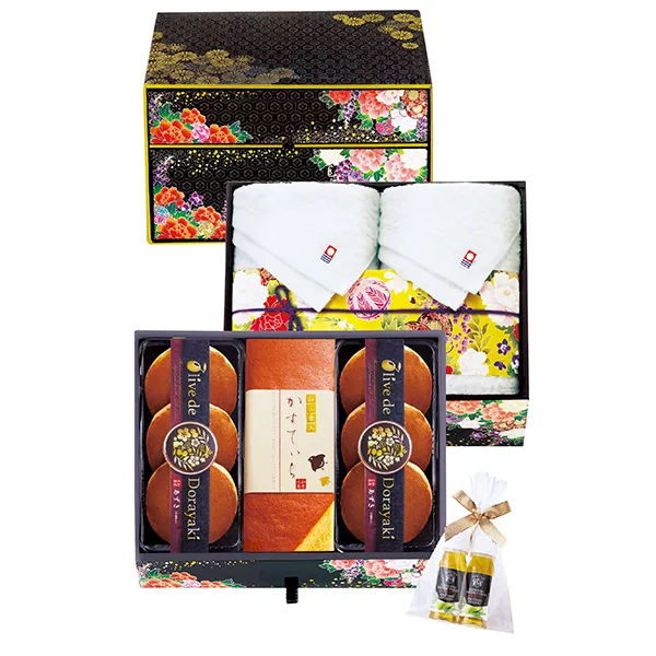 匠菴謹製 ミニたんす御進物 「オリーブ de どら焼き」Premium ODKF-IJ54