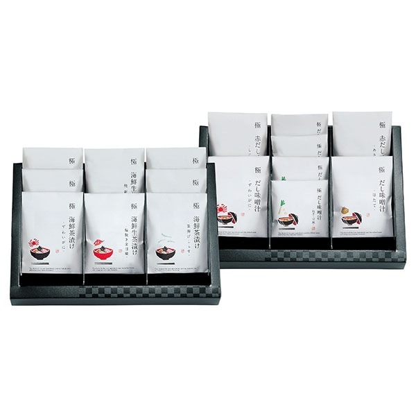 匠菴謹製 極だし Premium 生茶漬け・だし味噌汁のギフトセット KGP-110MC1